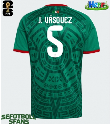 Mexiko Johan Vasquez #5 Hemmatröja VM 2026 Kortärmad